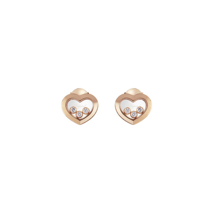 HAPPY DIAMONDS ICONS EARRINGS, ETHICAL ROSE GOLD, DIAMONDS 83A611-5001