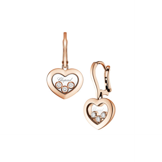 HAPPY DIAMONDS ICONS EARRINGS, ETHICAL ROSE GOLD, DIAMONDS 83A611-5301