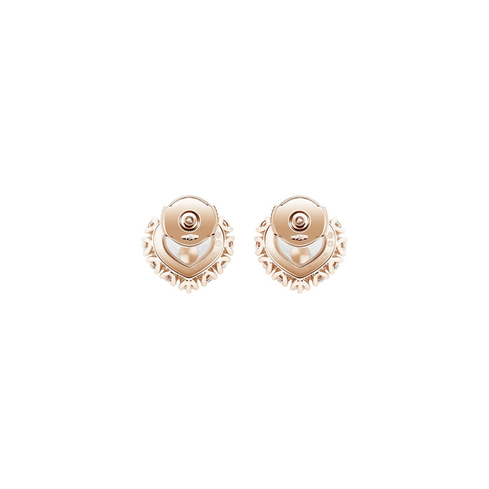 HAPPY DIAMONDS ICONS JOAILLERIE EARRINGS, ETHICAL ROSE GOLD, DIAMONDS 83A616-5001