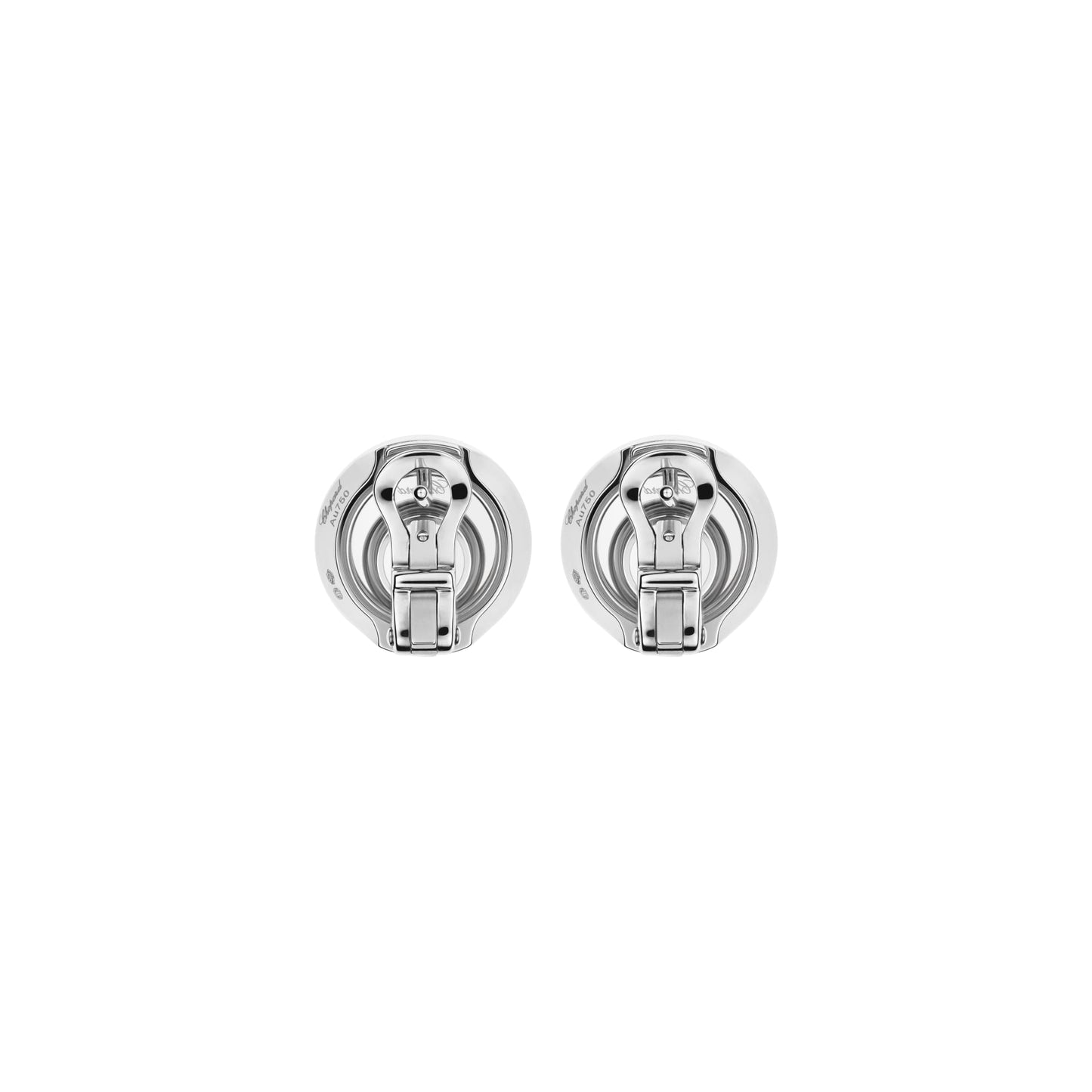 HAPPY SPIRIT EARRINGS, ETHICAL WHITE GOLD, DIAMONDS 848230-1001