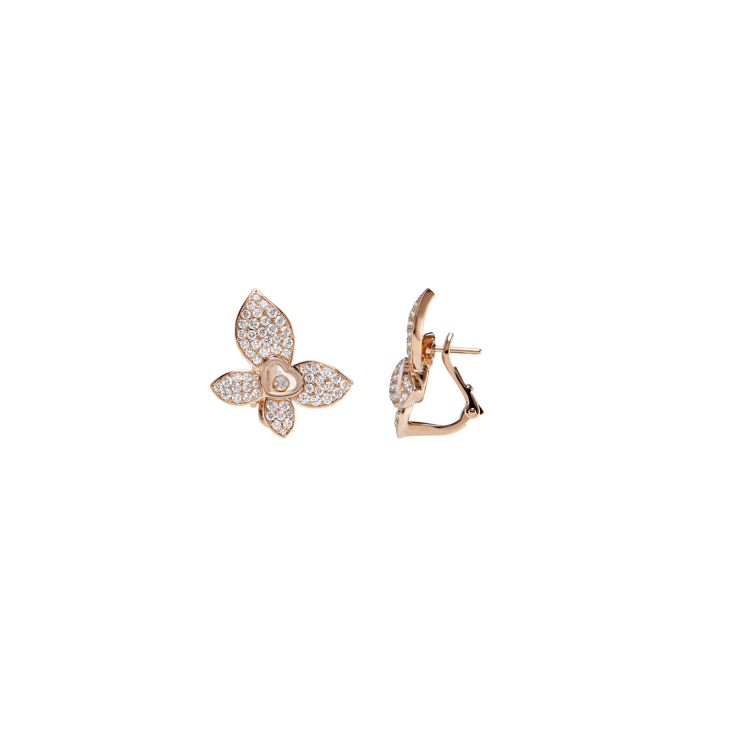 HAPPY BUTTERFLY X MARIAH CAREY EARRINGS, ETHICAL ROSE GOLD, DIAMONDS 848536-5001