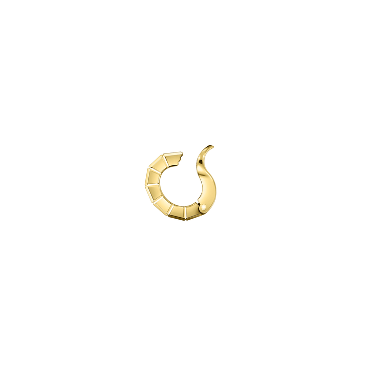 ICE CUBE SINGLE CLIP-ON, ETHICAL YELLOW GOLD 849834-0001