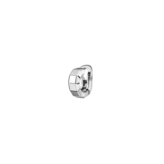 ICE CUBE SINGLE CLIP-ON, ETHICAL WHITE GOLD 849834-1001