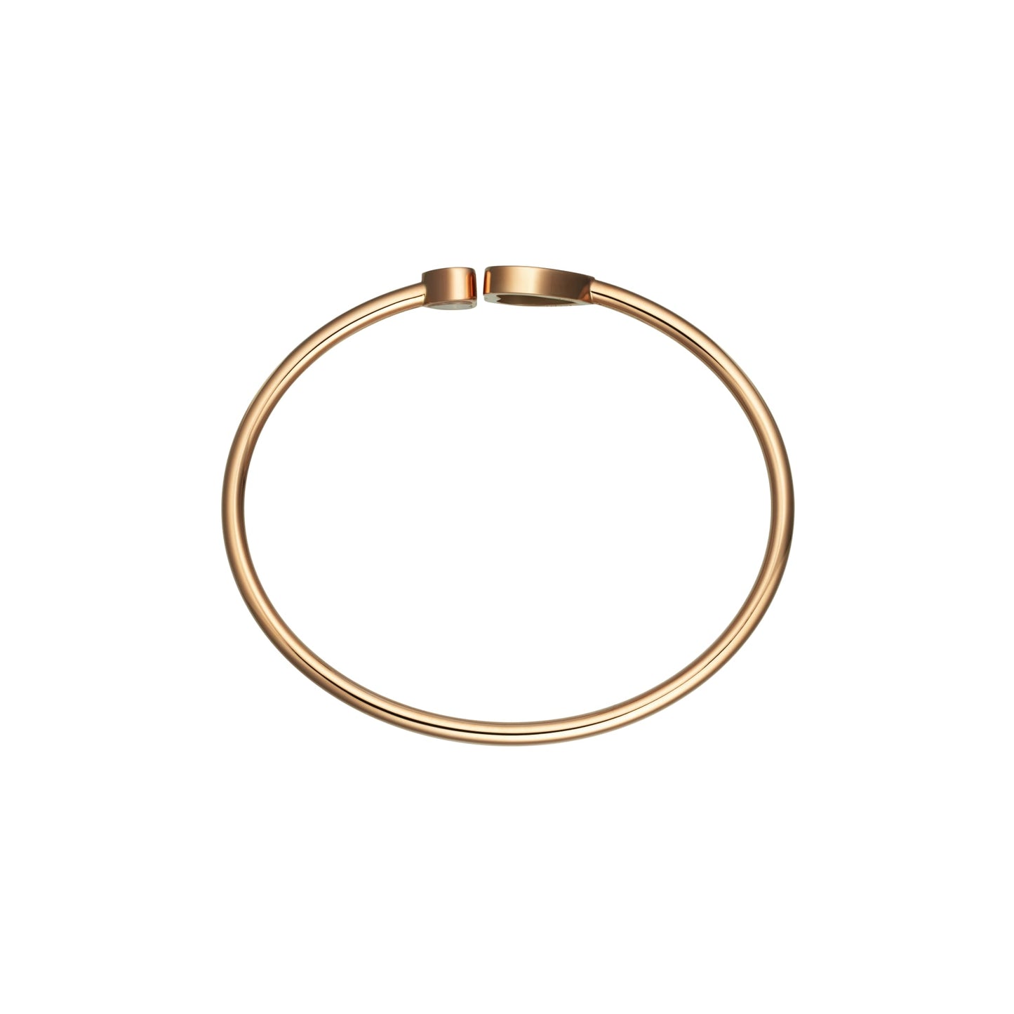 HAPPY HEARTS BANGLE, ETHICAL ROSE GOLD, DIAMONDS 857482-5900