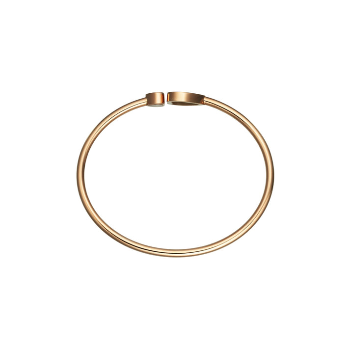 HAPPY HEARTS BANGLE, ETHICAL ROSE GOLD, DIAMONDS 857482-5900