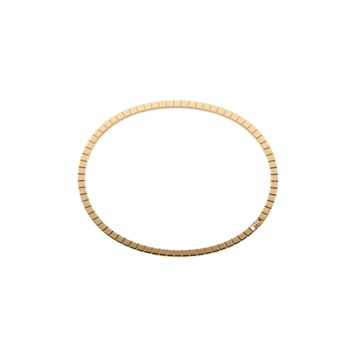 ICE CUBE BANGLE, ETHICAL YELLOW GOLD, HALF-SET DIAMONDS 857702-0009