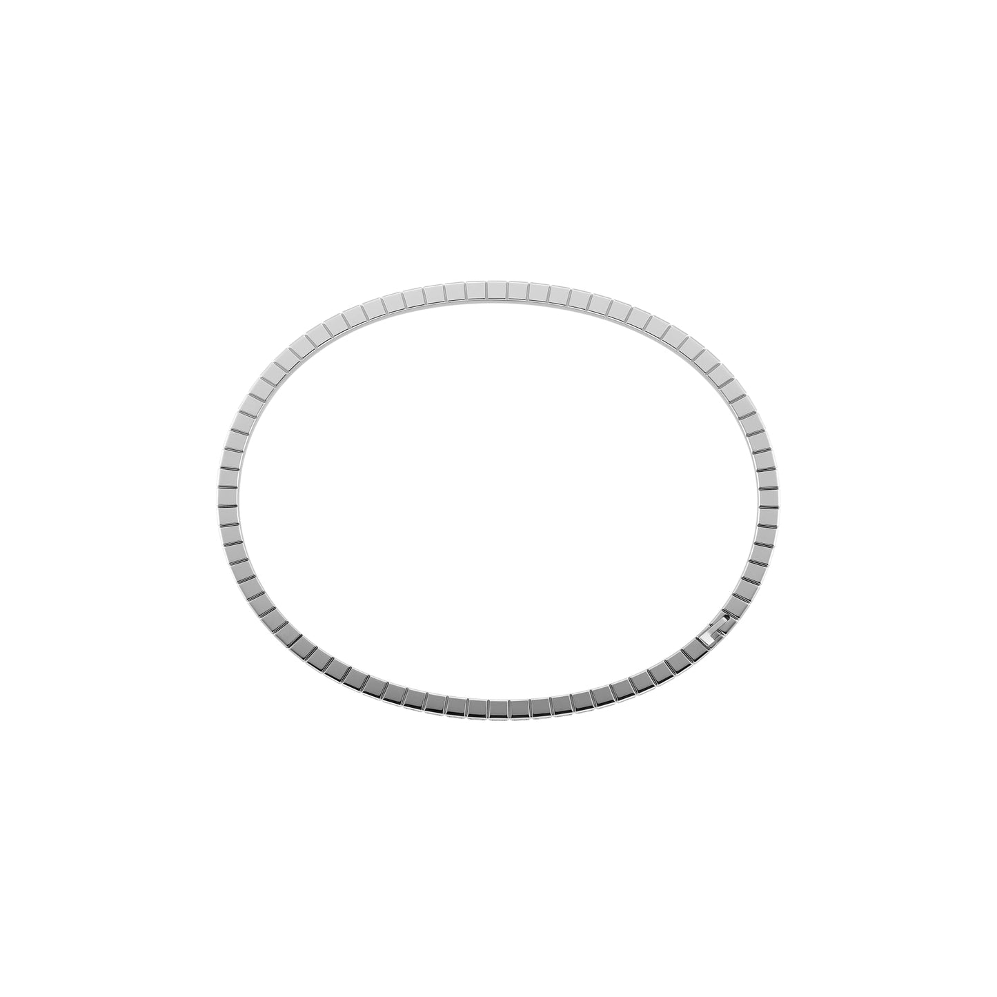 ICE CUBE BANGLE, ETHICAL WHITE GOLD 857702-1006