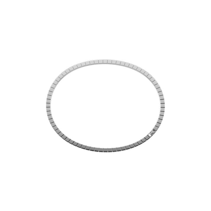 ICE CUBE BANGLE, ETHICAL WHITE GOLD, HALF-SET DIAMONDS 857702-1009