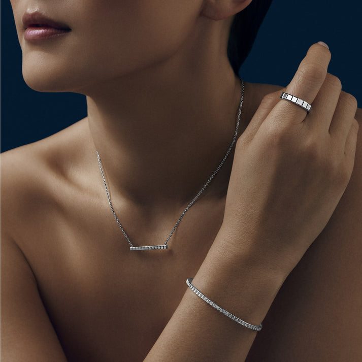 ICE CUBE BANGLE, ETHICAL WHITE GOLD, FULL-SET DIAMONDS 857702-1012