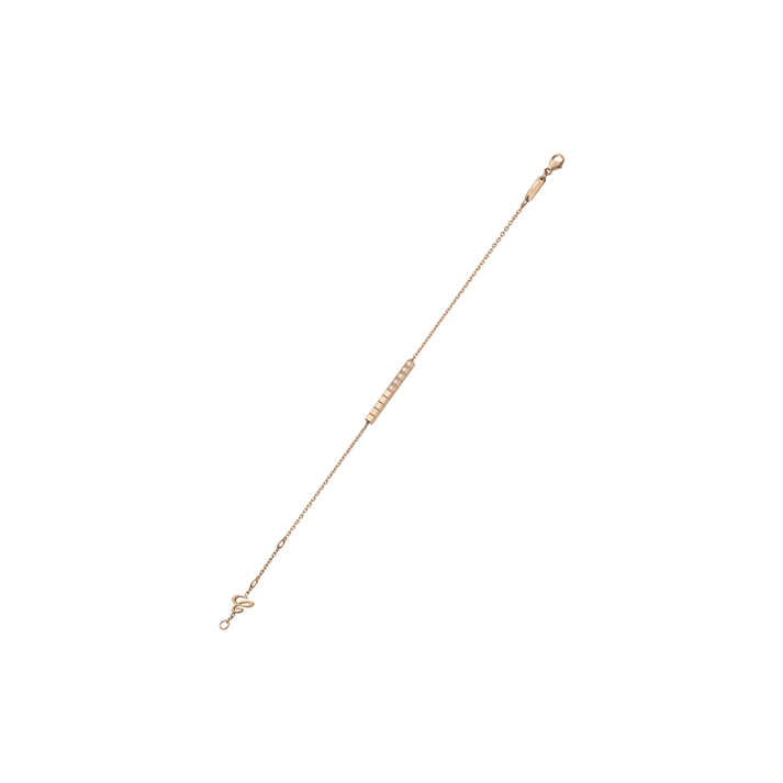ICE CUBE BRACELET, ETHICAL ROSE GOLD, HALF-SET DIAMONDS 857702-5002