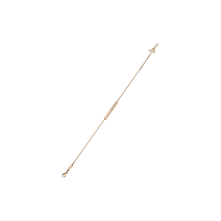 ICE CUBE BRACELET, ETHICAL ROSE GOLD, HALF-SET DIAMONDS 857702-5002