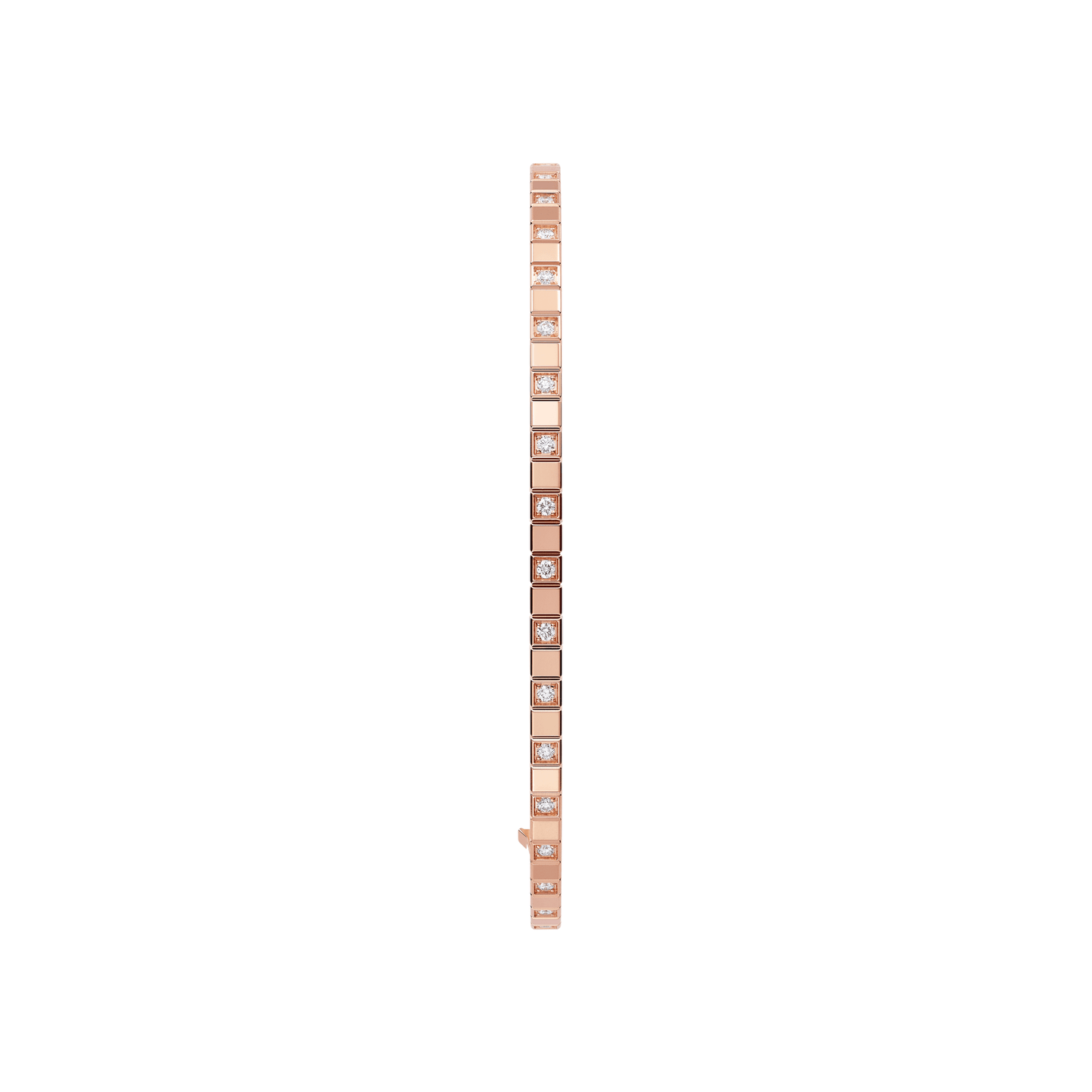 ICE CUBE BANGLE, ETHICAL ROSE GOLD, HALF-SET DIAMONDS 857702-5009