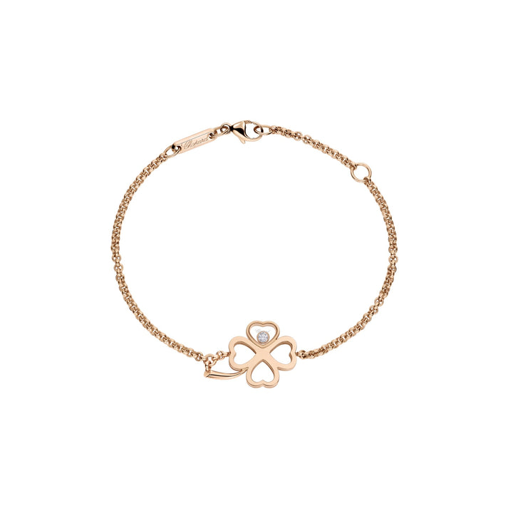 HAPPY DIAMONDS GOOD LUCK CHARMS BRACELET, ETHICAL ROSE GOLD, DIAMOND 857862-5001