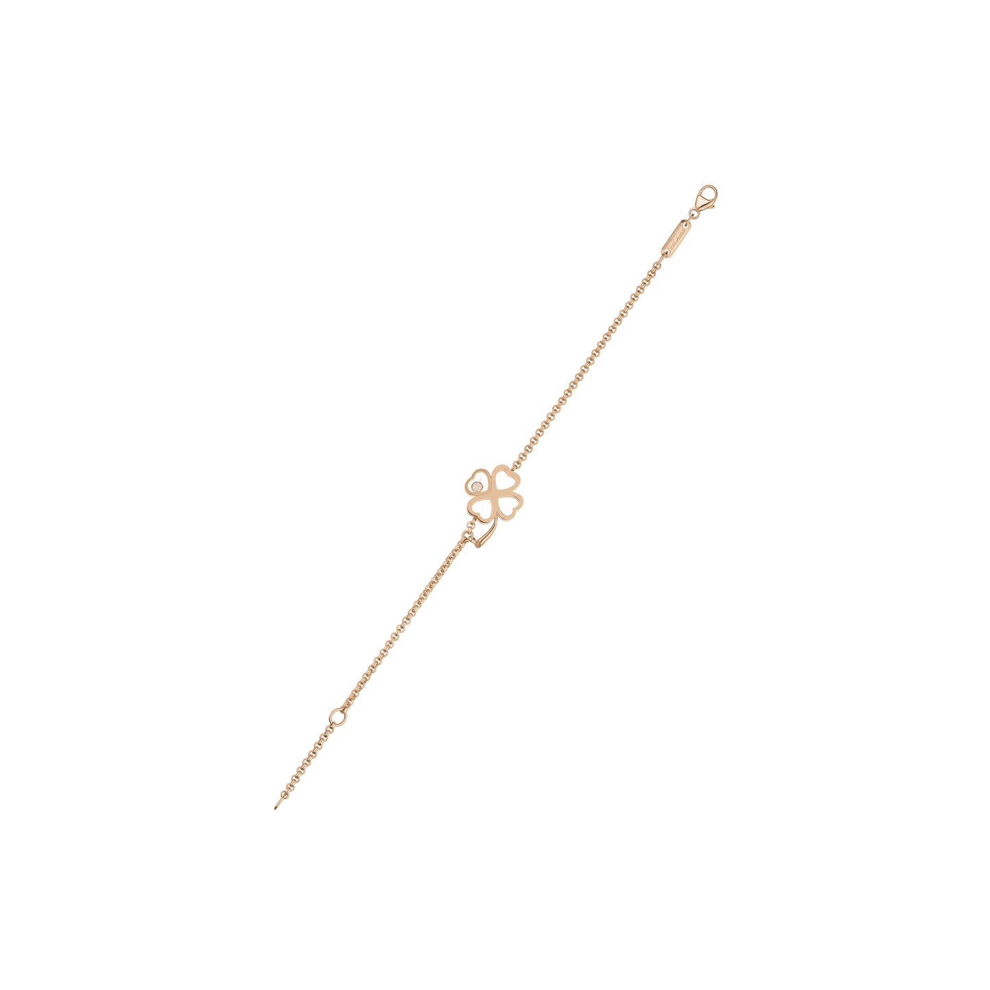 HAPPY DIAMONDS GOOD LUCK CHARMS BRACELET, ETHICAL ROSE GOLD, DIAMOND 857862-5001