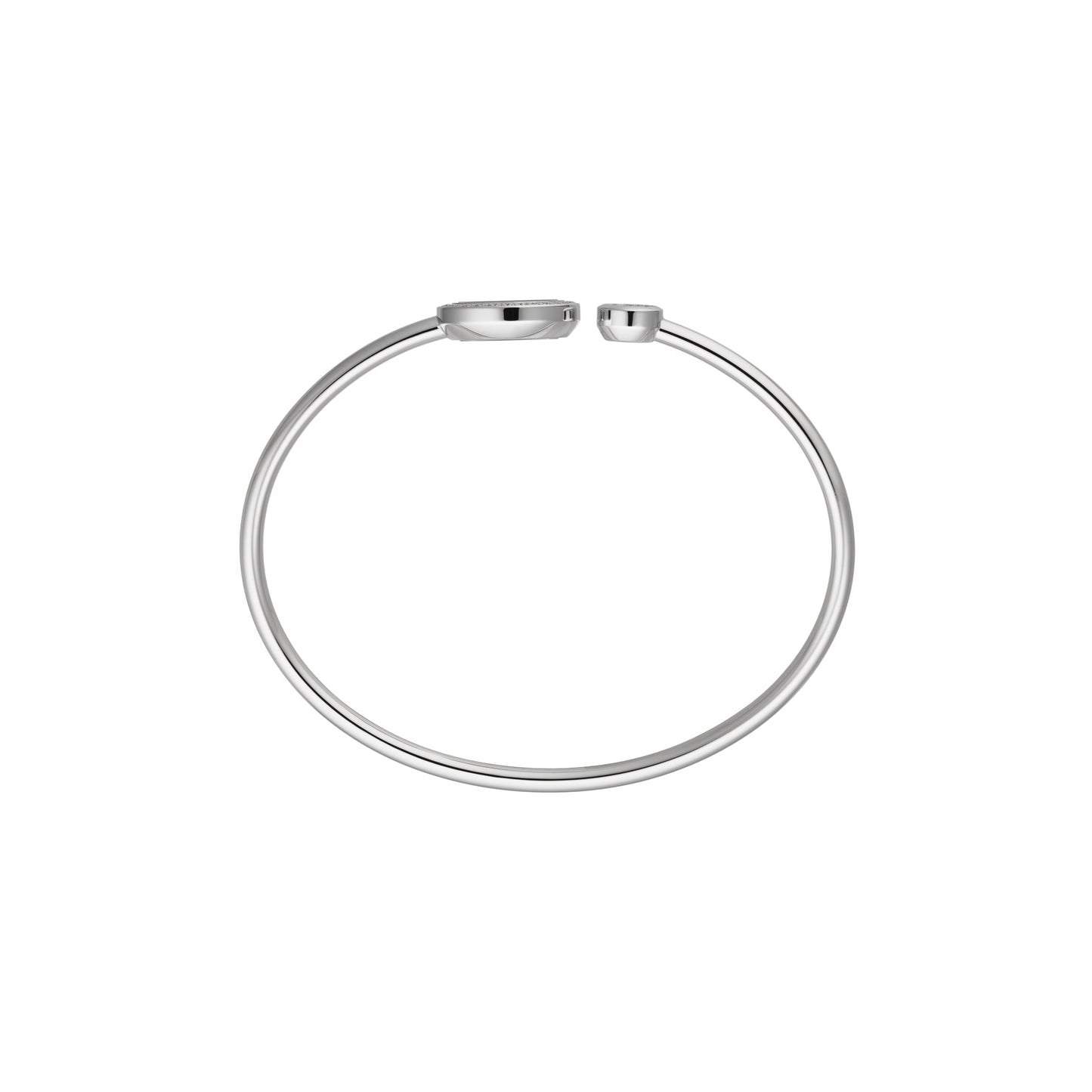 HAPPY SPIRIT BANGLE, ETHICAL WHITE GOLD, DIAMONDS 858230-1001
