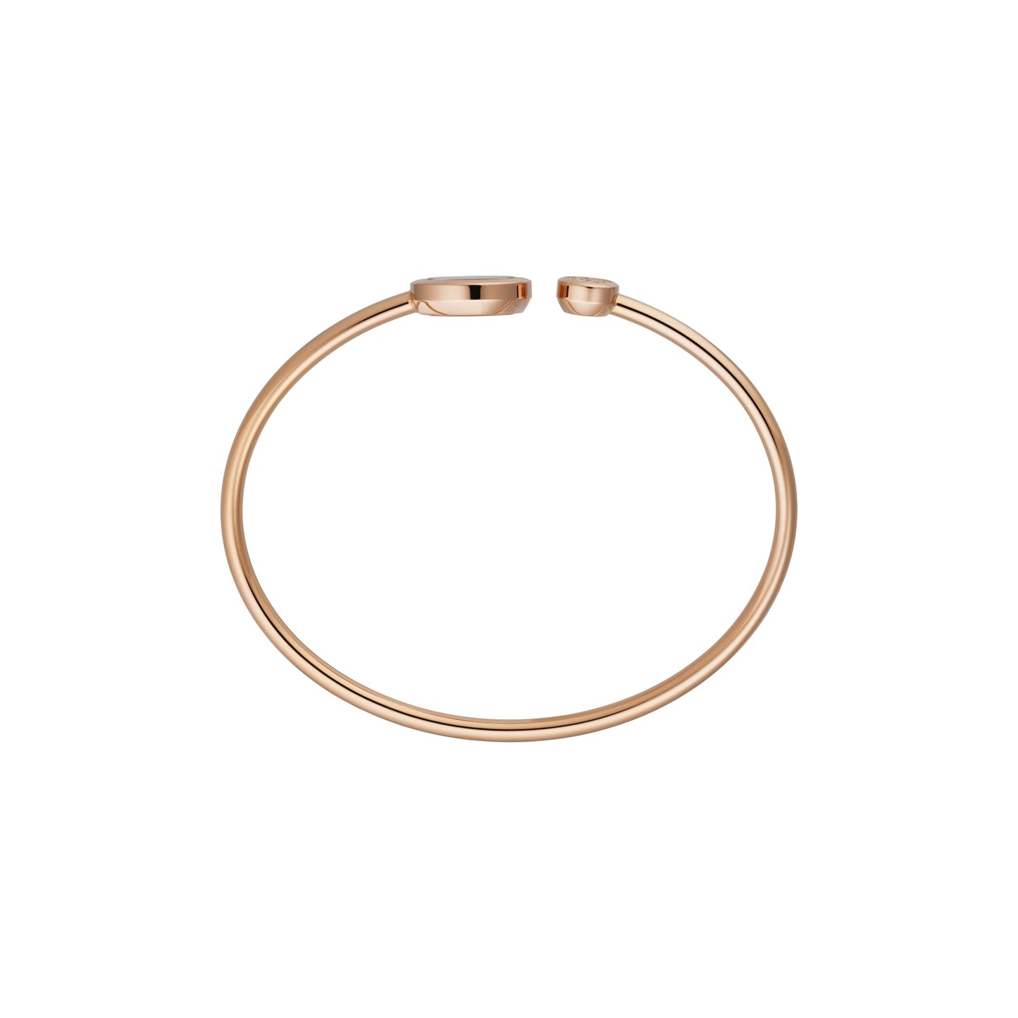 HAPPY SPIRIT BANGLE, ETHICAL ROSE GOLD, ETHICAL WHITE GOLD, DIAMONDS 858230-9001