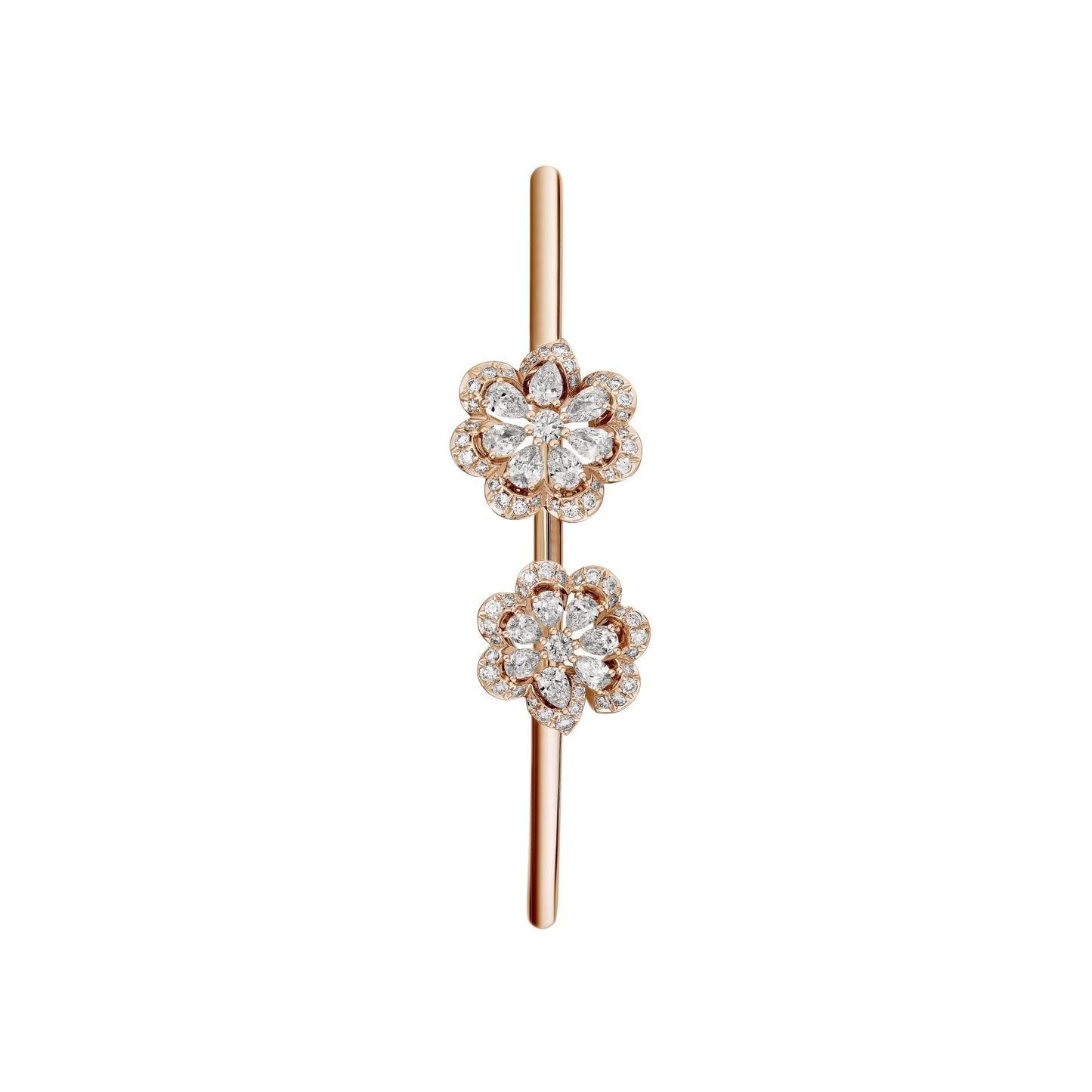 PRECIOUS LACE MINI-FROU-FROU BANGLE, ETHICAL ROSE GOLD, DIAMONDS 858347-5002