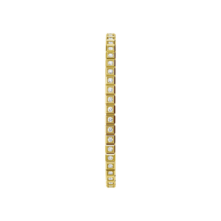ICE CUBE BANGLE, ETHICAL YELLOW GOLD, FULL-SET DIAMONDS 858350-0007