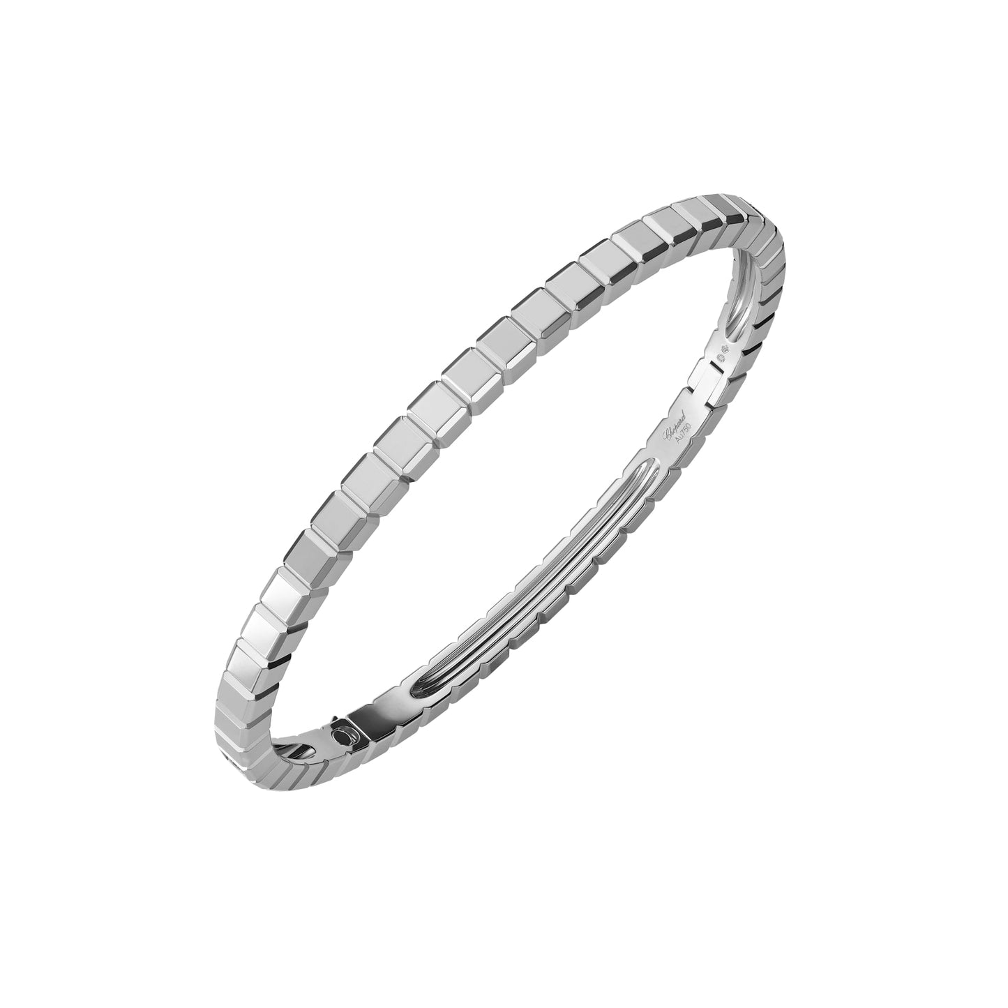 ICE CUBE BANGLE, ETHICAL WHITE GOLD 858350-1001