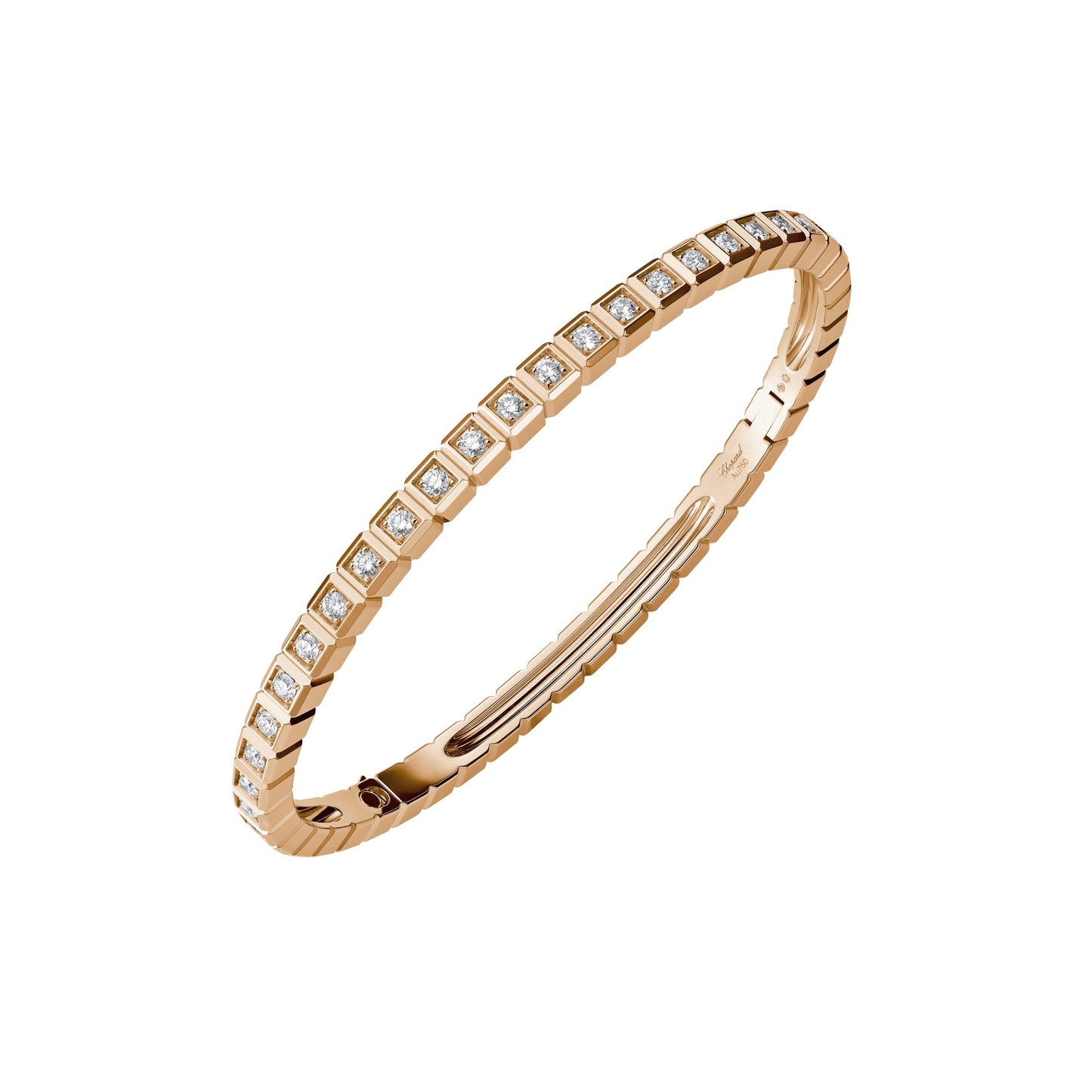 ICE CUBE BANGLE, ETHICAL ROSE GOLD, FULL-SET DIAMONDS 858350-5007