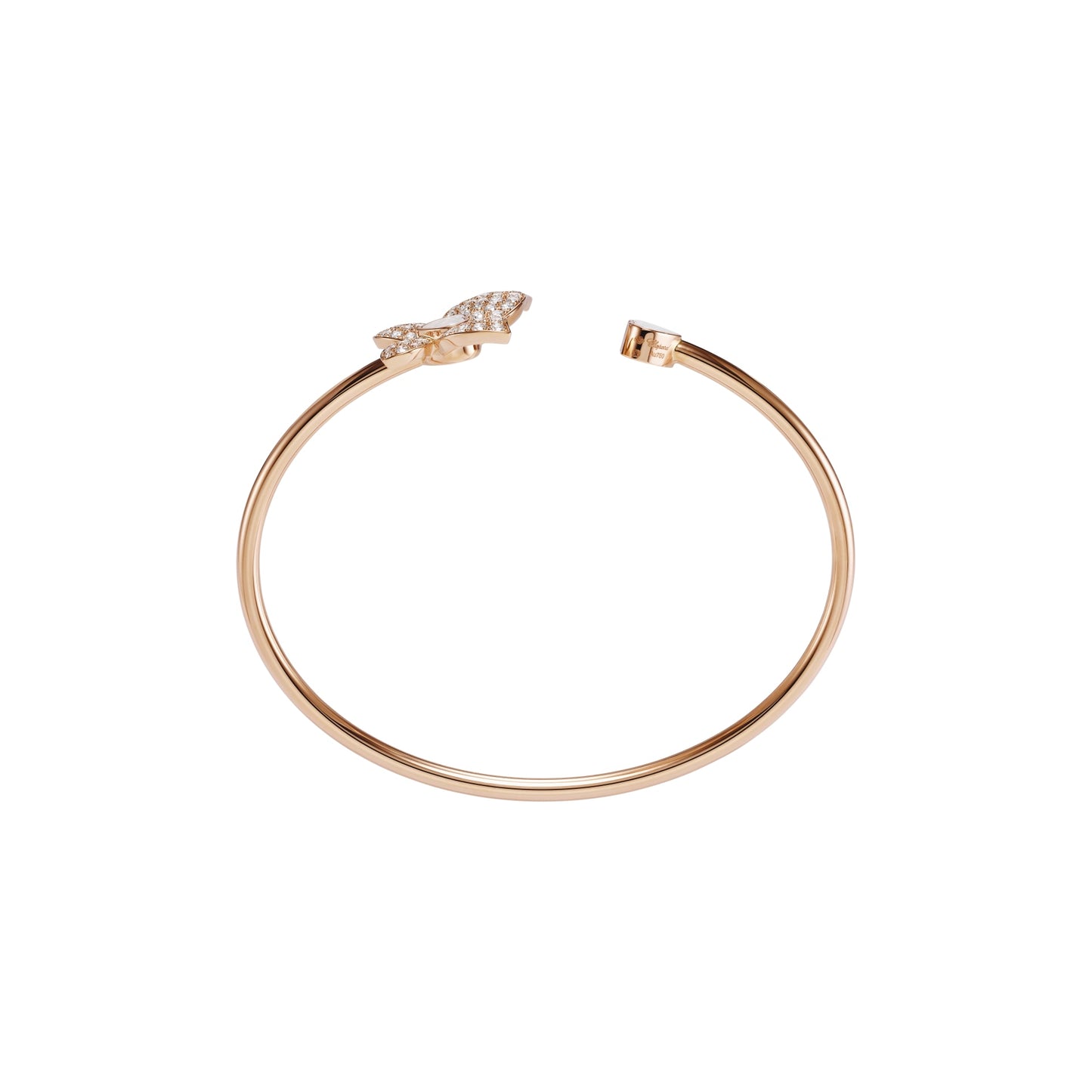 HAPPY BUTTERFLY X MARIAH CAREY BANGLE, ETHICAL ROSE GOLD, DIAMONDS 858536-5002