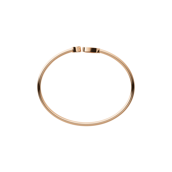 HAPPY HEARTS BANGLE, ETHICAL ROSE GOLD, DIAMONDS, PINK OPAL 85A074-5620