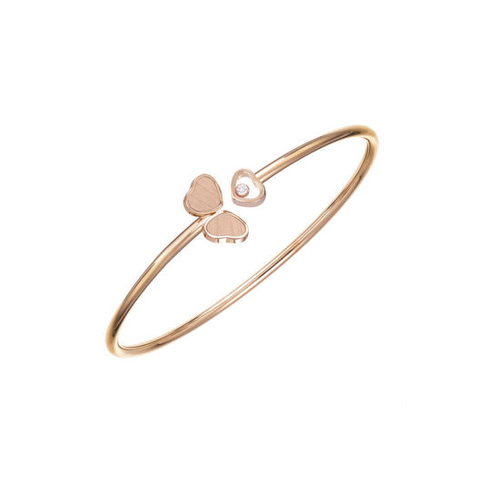 HAPPY HEARTS WINGS BANGLE, ETHICAL ROSE GOLD, DIAMOND 85A083-5700