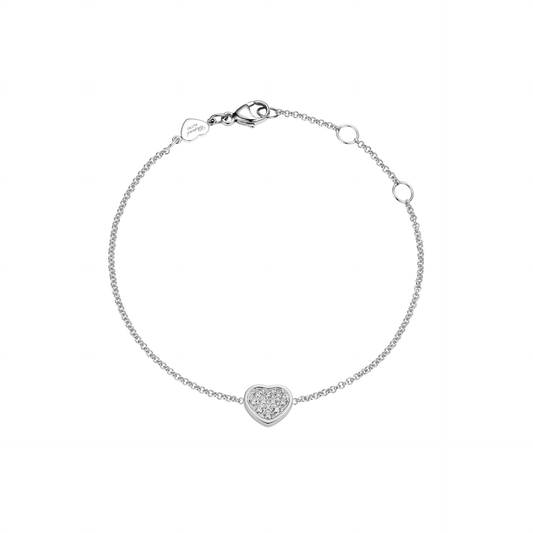 MY HAPPY HEARTS BRACELET, ETHICAL WHITE GOLD, DIAMONDS 85A086-1091