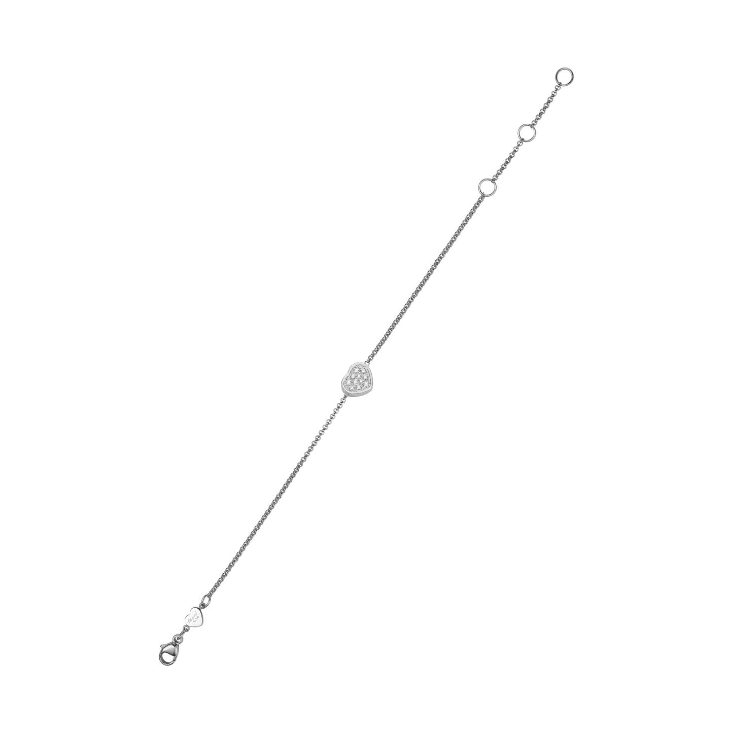 MY HAPPY HEARTS BRACELET, ETHICAL WHITE GOLD, DIAMONDS 85A086-1091