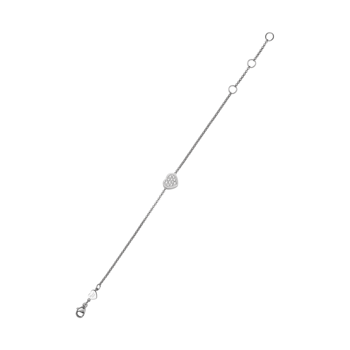 MY HAPPY HEARTS BRACELET, ETHICAL WHITE GOLD, DIAMONDS 85A086-1091