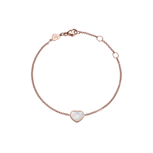 MY HAPPY HEARTS BRACELET, ETHICAL ROSE GOLD, MOTHER-OF-PEARL 85A086-5031