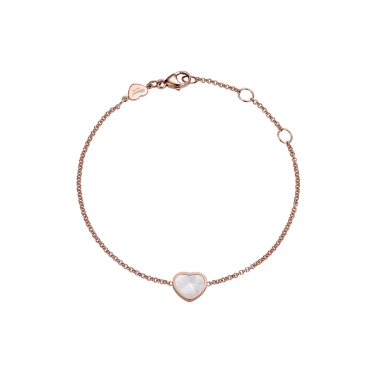 MY HAPPY HEARTS BRACELET, ETHICAL ROSE GOLD, MOTHER-OF-PEARL 85A086-5031