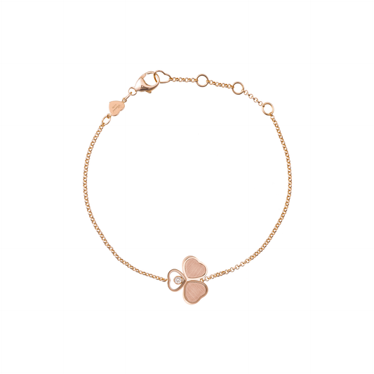 HAPPY HEARTS WINGS BRACELET, ETHICAL ROSE GOLD, DIAMOND 85A183-5071