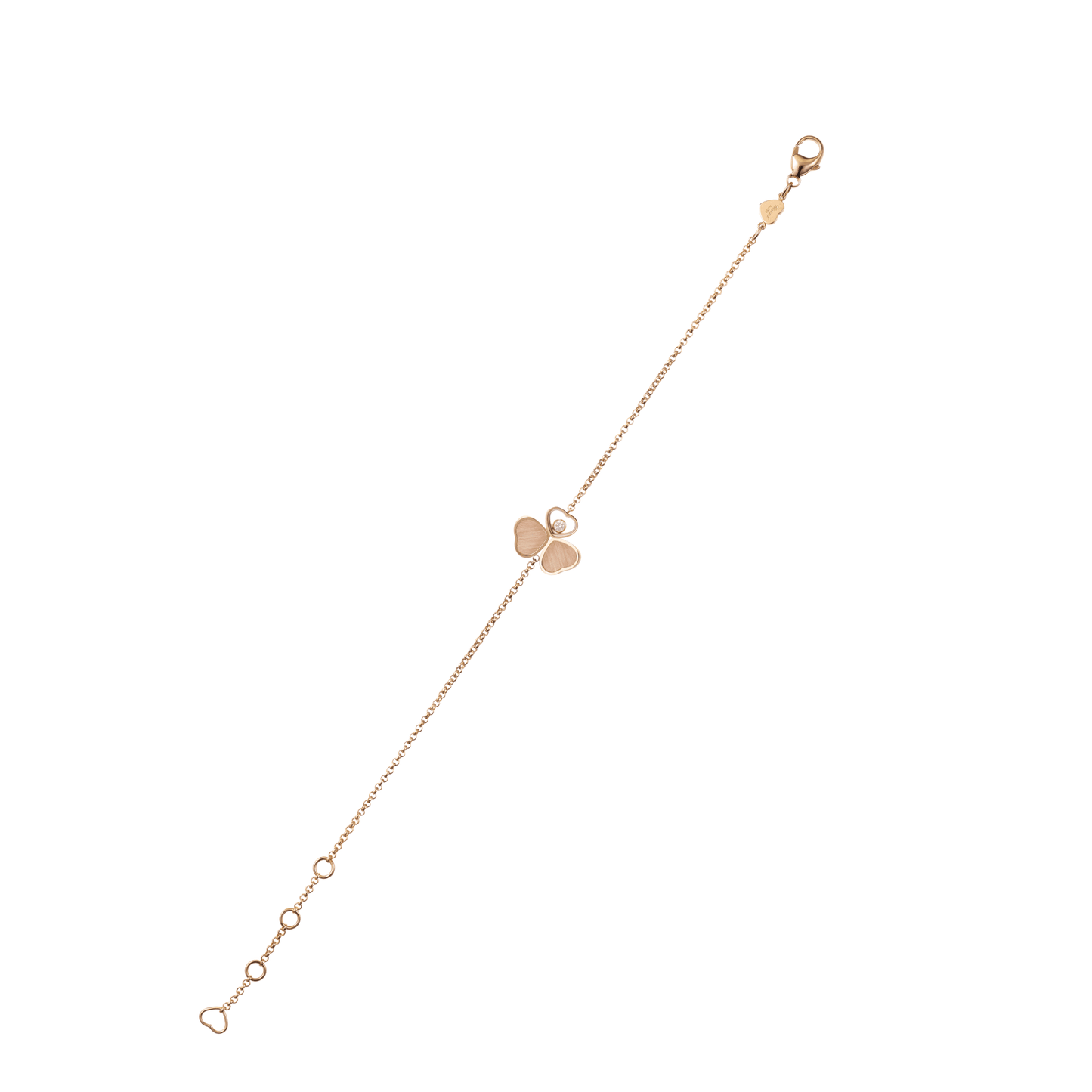 HAPPY HEARTS WINGS BRACELET, ETHICAL ROSE GOLD, DIAMOND 85A183-5071
