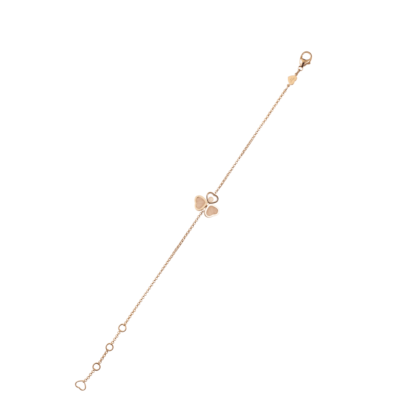 HAPPY HEARTS WINGS BRACELET, ETHICAL ROSE GOLD, DIAMOND 85A183-5071