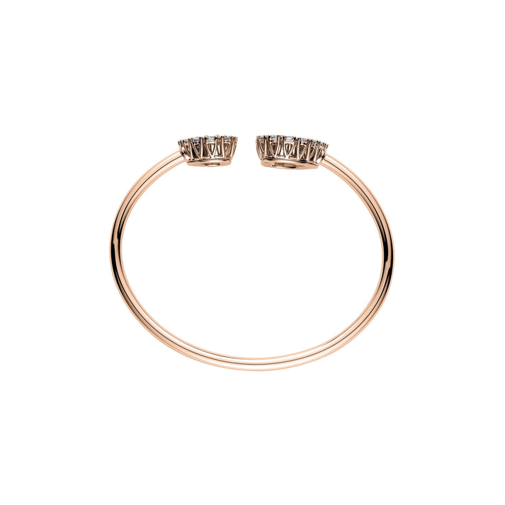 HAPPY DIAMONDS ICONS JOAILLERIE BANGLE, ETHICAL ROSE GOLD, DIAMONDS 85A615-5000
