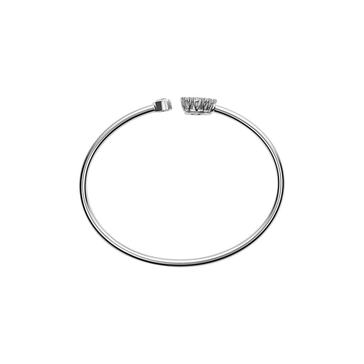HAPPY DIAMONDS ICONS JOAILLERIE BANGLE, ETHICAL WHITE GOLD, DIAMONDS 85A616-1000