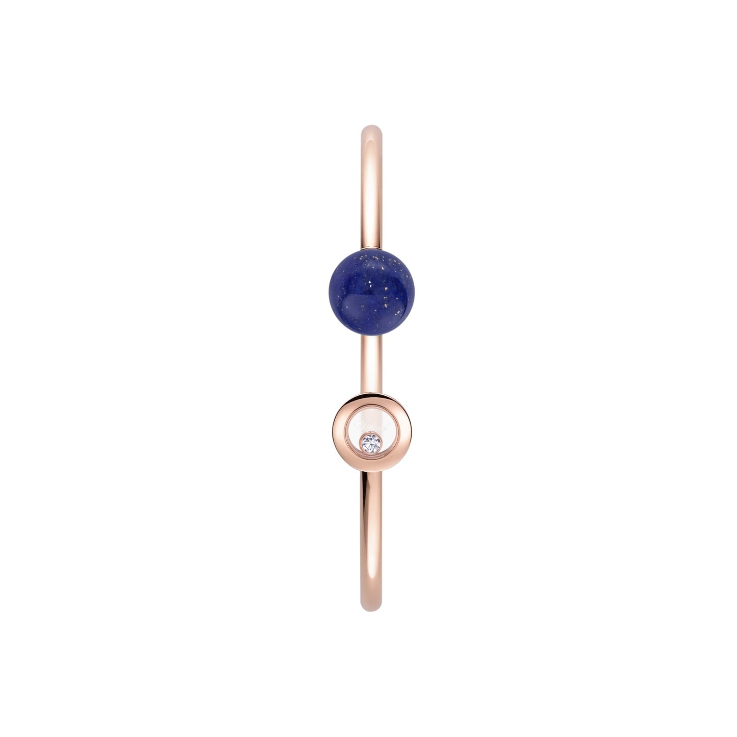 HAPPY DIAMONDS PLANET BANGLE, ETHICAL ROSE GOLD, DIAMOND, LAPIS LAZULI 85A619-5500