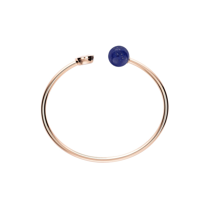HAPPY DIAMONDS PLANET BANGLE, ETHICAL ROSE GOLD, DIAMOND, LAPIS LAZULI 85A619-5500