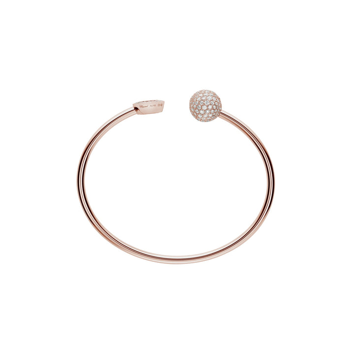 HAPPY DIAMONDS PLANET BANGLE, ETHICAL ROSE GOLD, DIAMONDS 85A619-5900