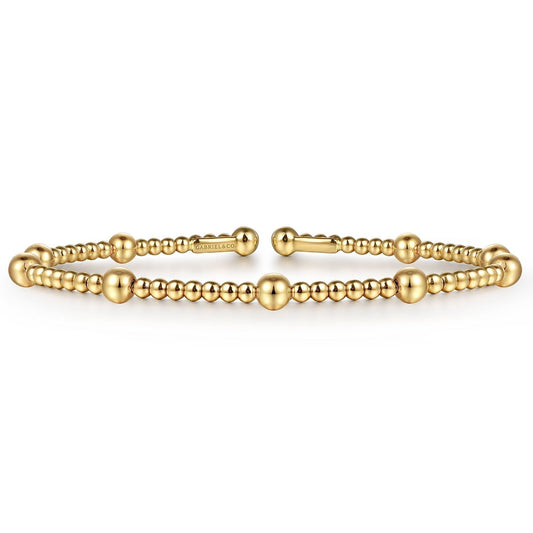 14K Yellow Gold Bujukan Split Bangle BG4603-62Y4JJJ