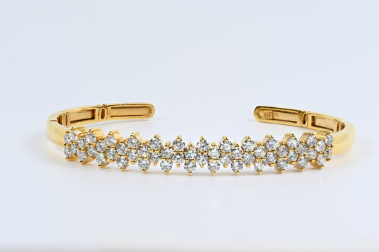 Two and a Half Carat Diamond Flex Cuff