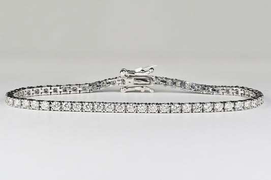 Three Carat Classic Tennis Bracelet