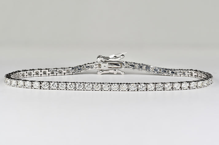 Three Carat Classic Tennis Bracelet
