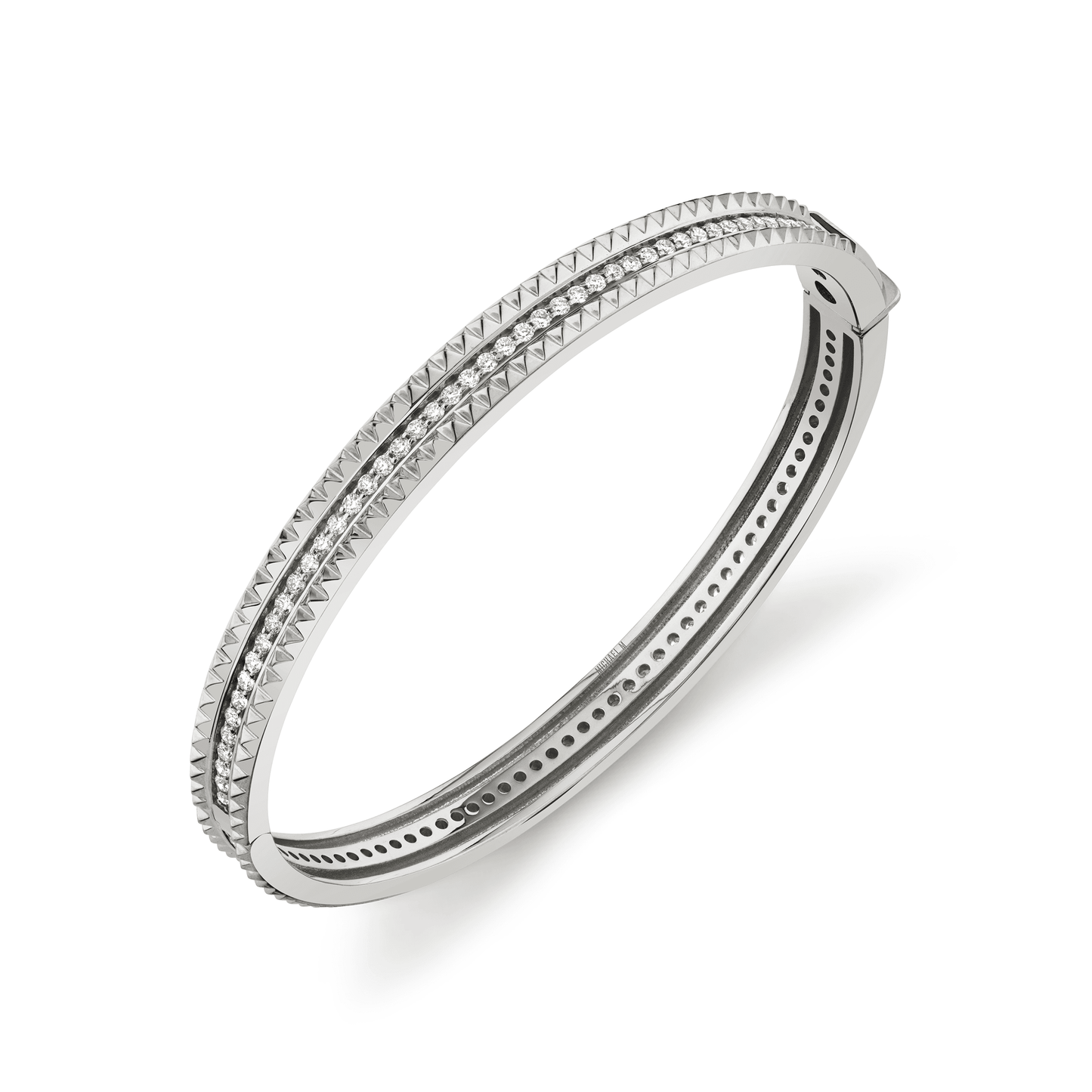 MICHAEL M Tetra Pavé Bangle BR395