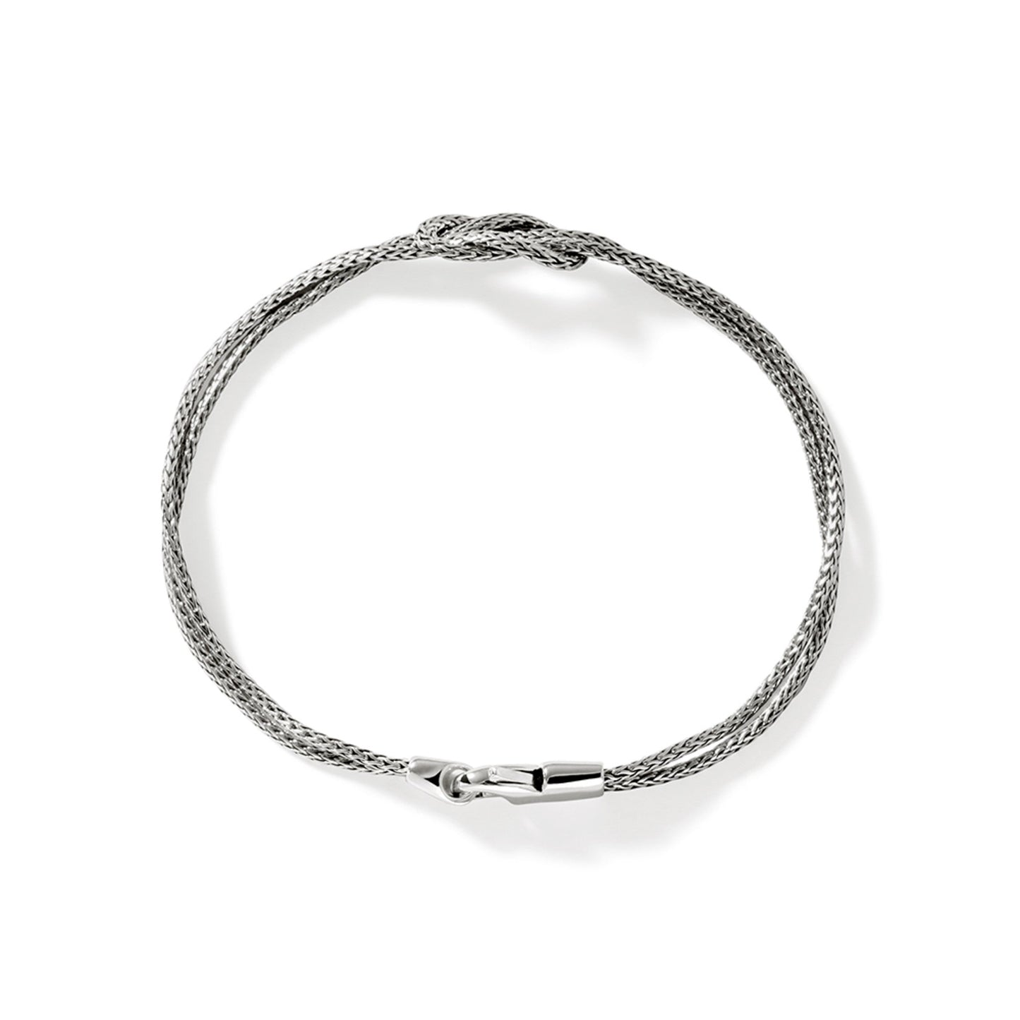 John Hardy Love Knot Bracelet, Sterling Silver, 1.8MM BU900776