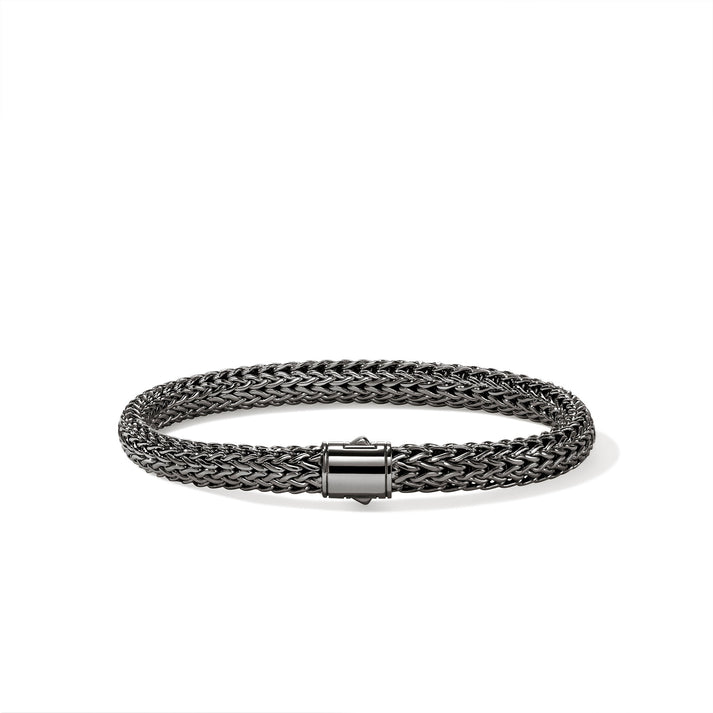 Icon Bracelet, Dark Silver, 6.5MM|BU990904BRD