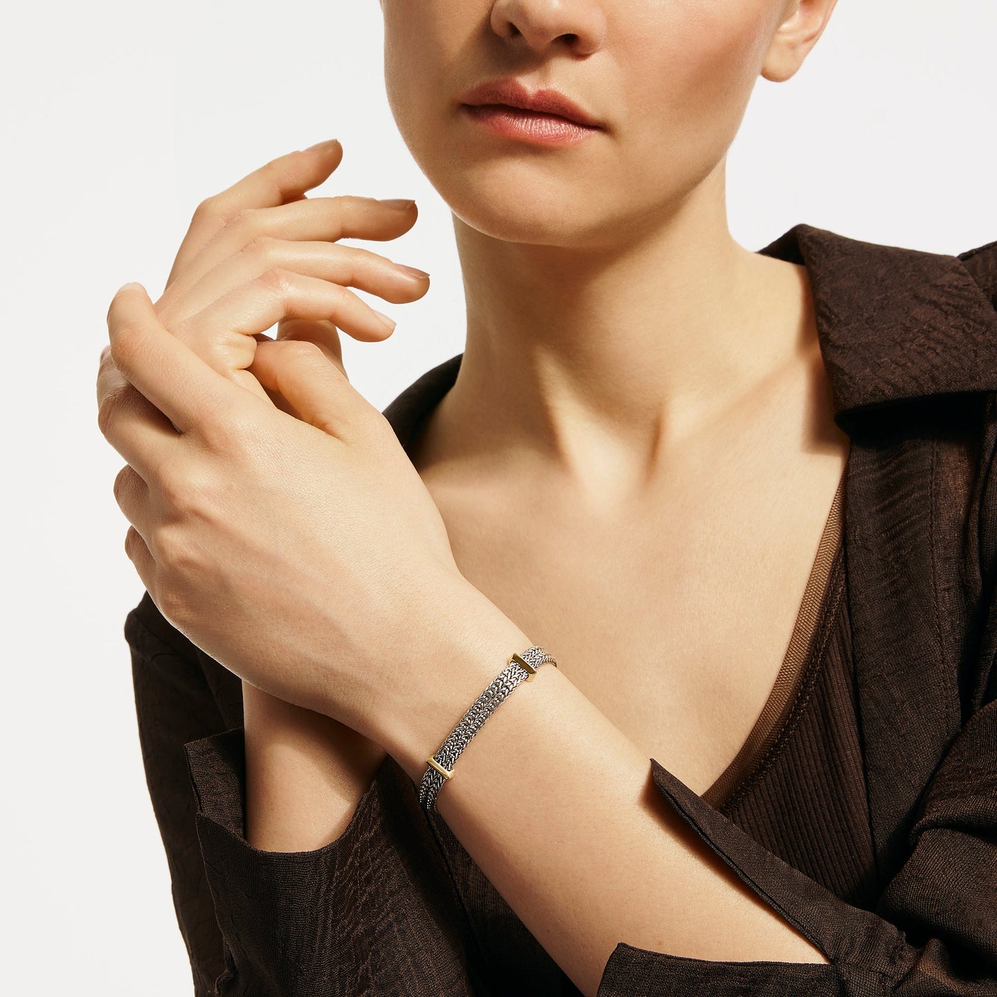 icon-link-bracelet-sterling-silver-gold-6mm-buzz98978