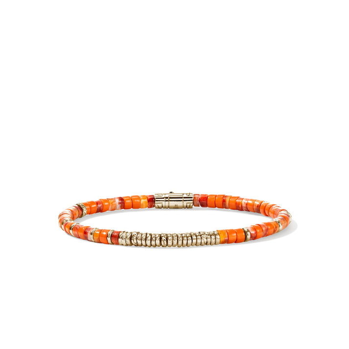 Heishi Bracelet, Gold, Sterling Silver|BUZZS290121OROYS