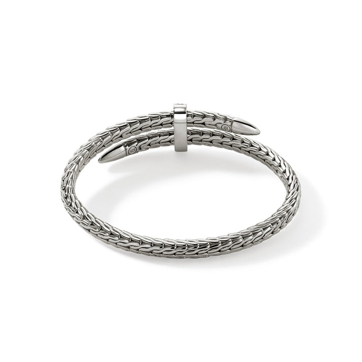 John Hardy Spear Flex Cuff, Sterling Silver, Diamonds CBP9011072DI